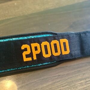 NWT.  2POOD  Teal Sequins Belt. XXS.
